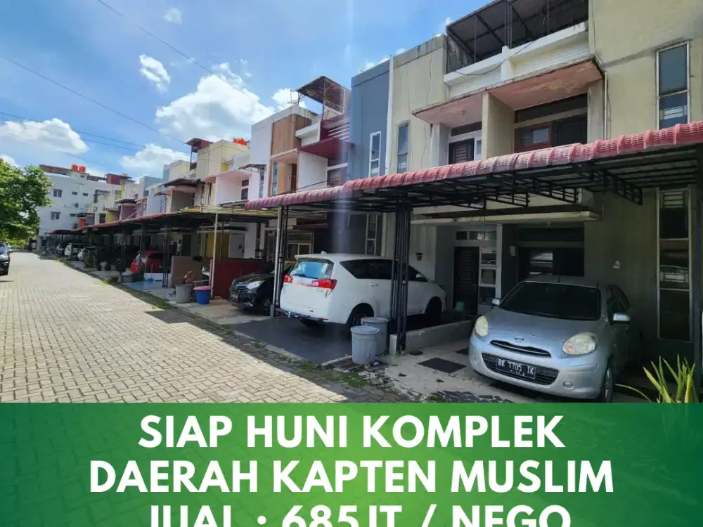 Rumah siap huni komplek daerah kapten muslim kota medan