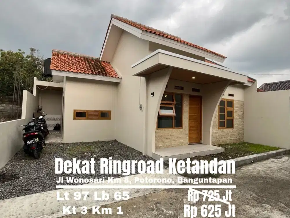 Rumah baru murah dekat Ringroad ketandan jl qonosati km 7 Potorono