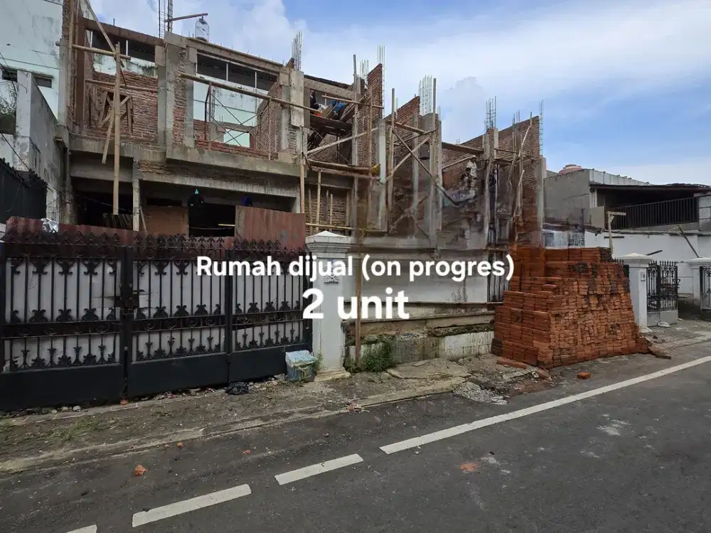 Rumah mewah classic on progress di cempaka putih Jakarta pusat