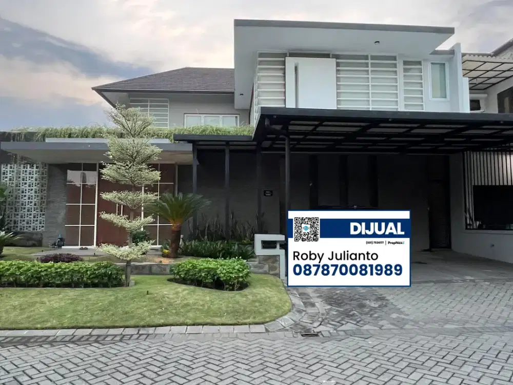 Dijual rumah bagus semi furnish royal Residence Wiyung