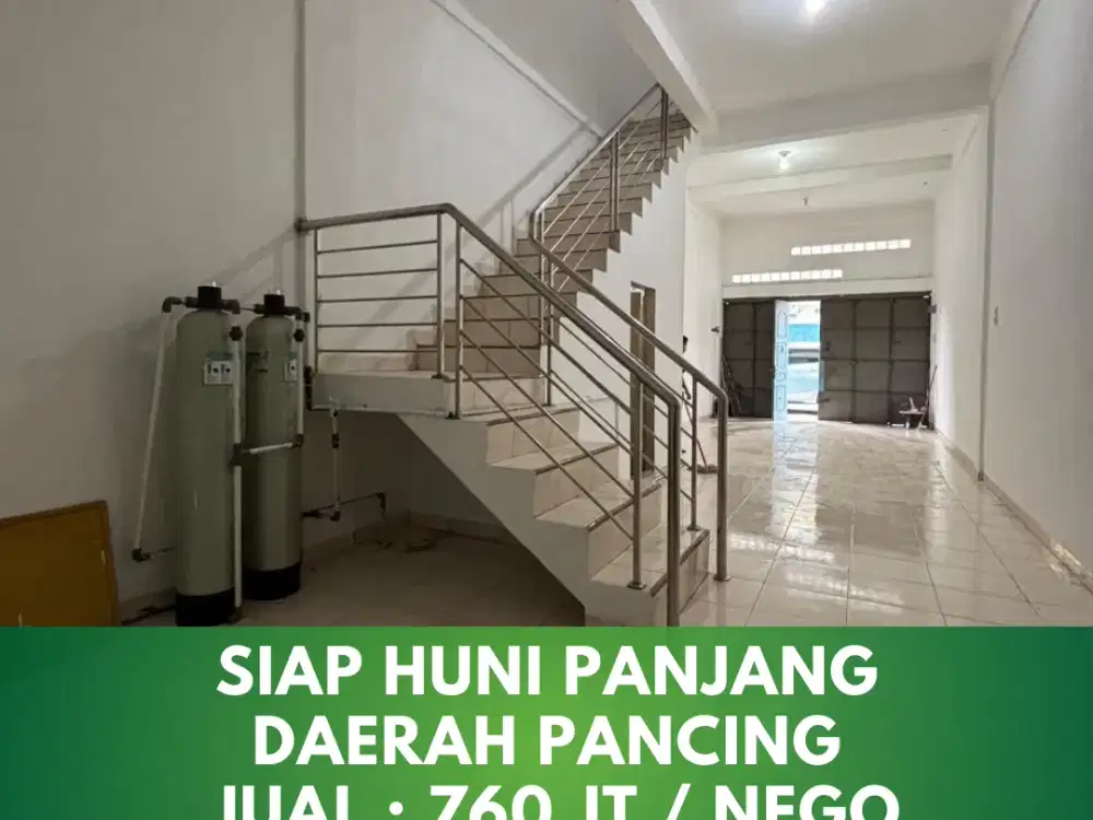 Rumah siap huni panjang dalam komplek daerah pancing kota medan