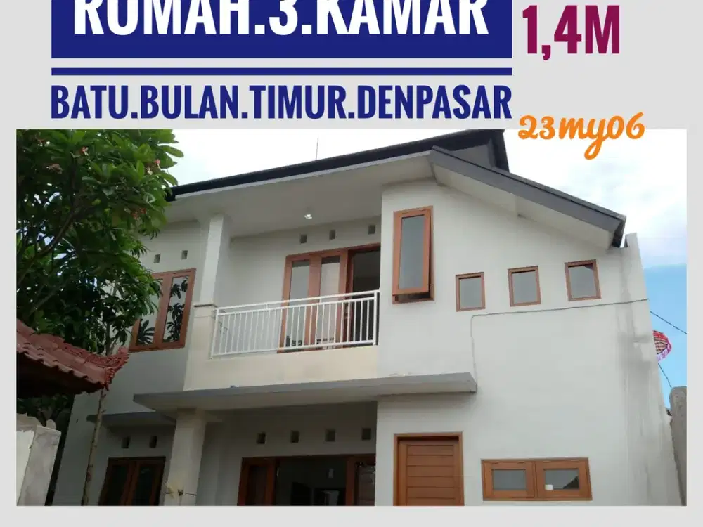 Jual Rumah 3 kamar Batu Bulan Sukawati Timur Denpasar Bali