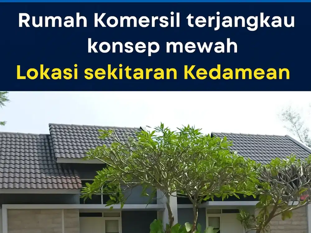 Rumah terjangkau konsep villa mewah di sekitaran kedamean