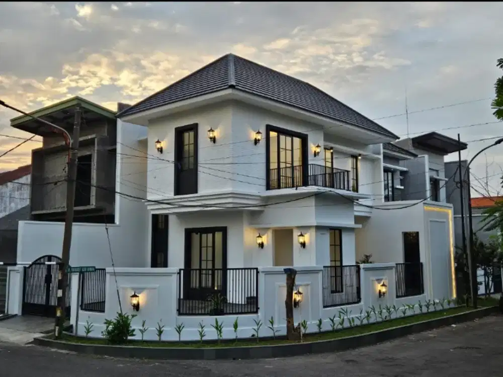 JUAL RUMAH RUNGKUT ASRI American style jalan kembar