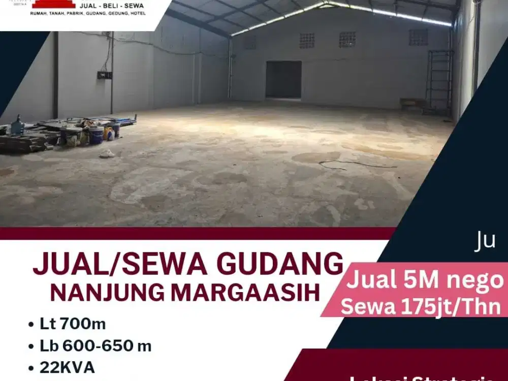 JUAL/SEWA GUDANG NANJUNG MARGAASIH BANDUNG   &gt;&gt;JU