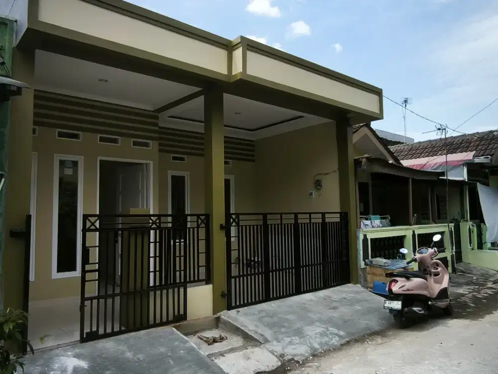 Rumah baru dasana indah bonang tangerang blok depan