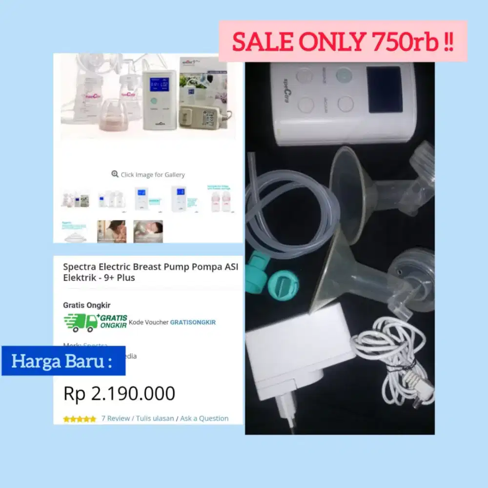 For sale pumping Spectra Electric 9plus