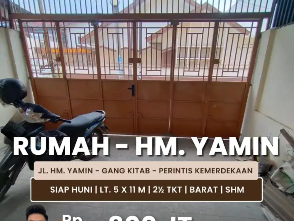Jual Rumah Kondisi Siap Huni Daerah HM. Yamin