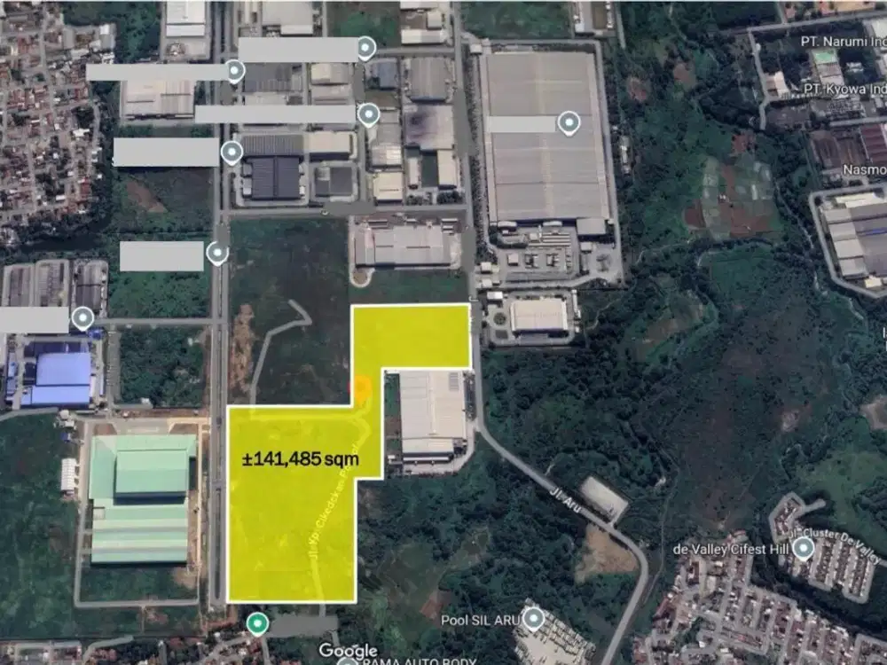 Dijual Tanah Industri mm2100 Bekasi - jawa Barat
