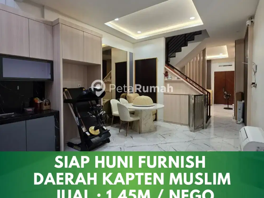 Siap huni furnish mewah daerah kapten muslim - gatsu kota medan
