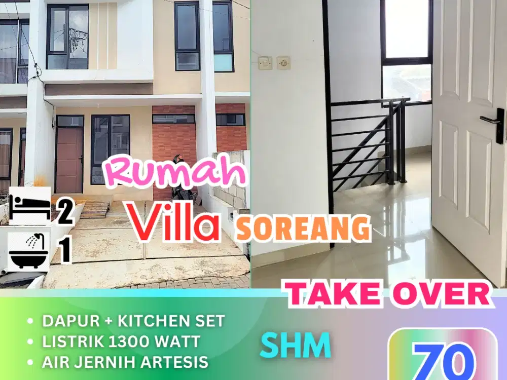 Over kredit rumah 2LT di Soreang cicilan flat berjenjang sampai lunas