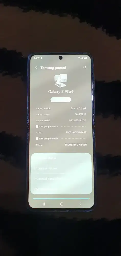 Samsung Z Flip 4 Ram 8/128Gb
