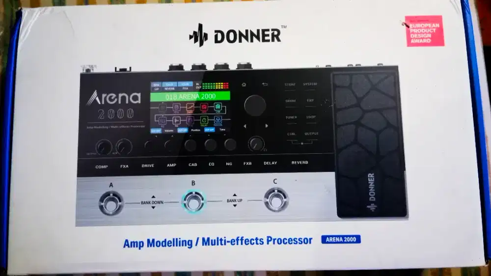 EFEK GITAR donner arena 2000 + tuner ibanez lu10