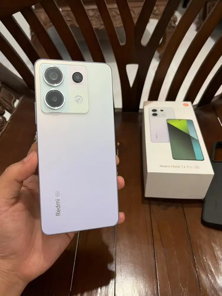 Redmi Note 13 Pro 5g Ram 8/256gb Lilac, Fullset Ori Likenew