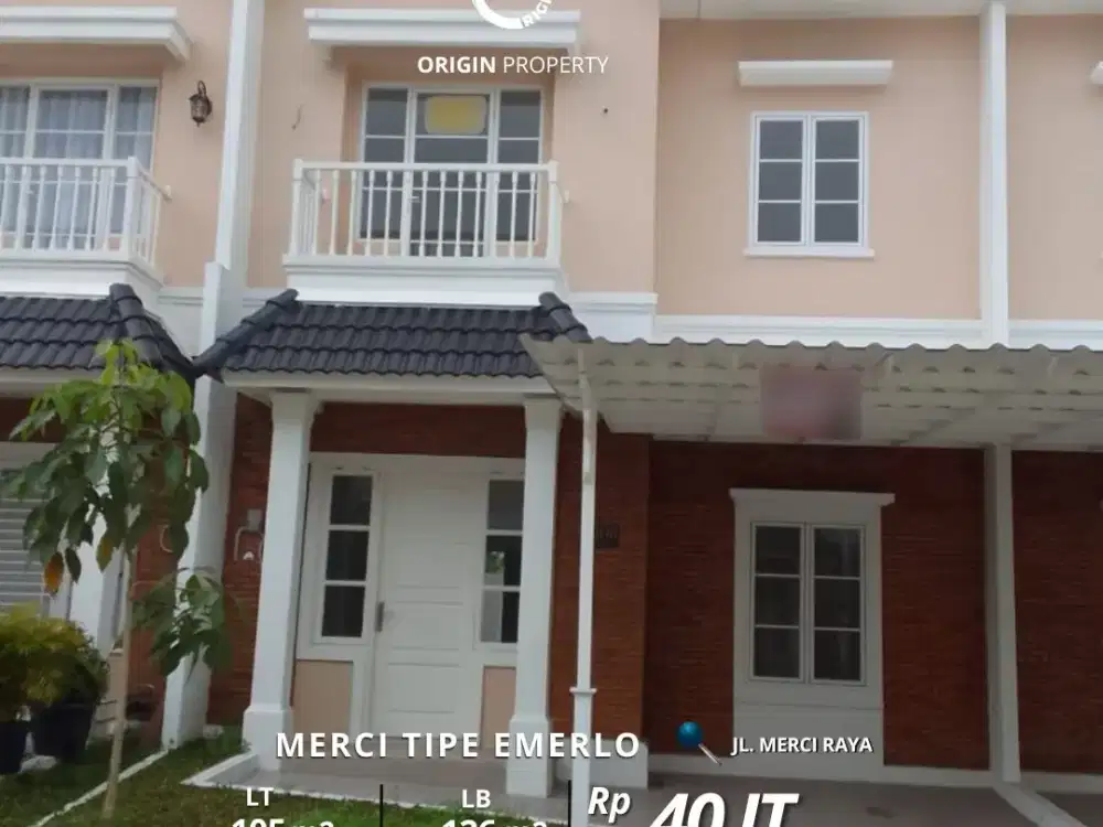 Disewa Rumah Jalan Merci Raya Komplek Medan Resort City Tipe Emerlo