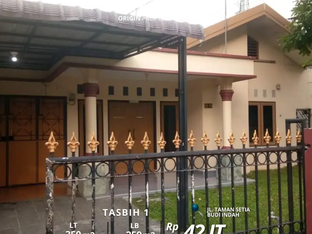 Disewa Rumah Siap Huni Komplek Tasbih 1 Jalan Taman Setia Budi Indah