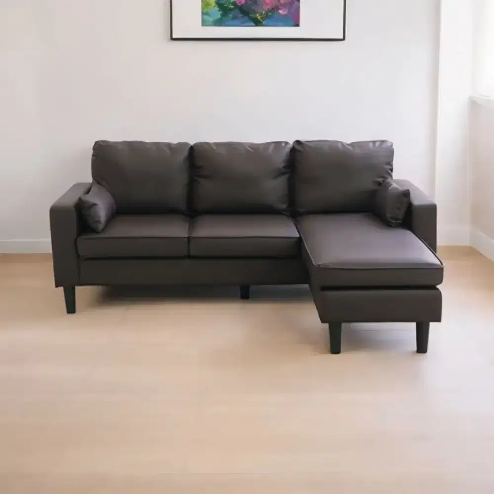 Leander Sofa L - Hitam