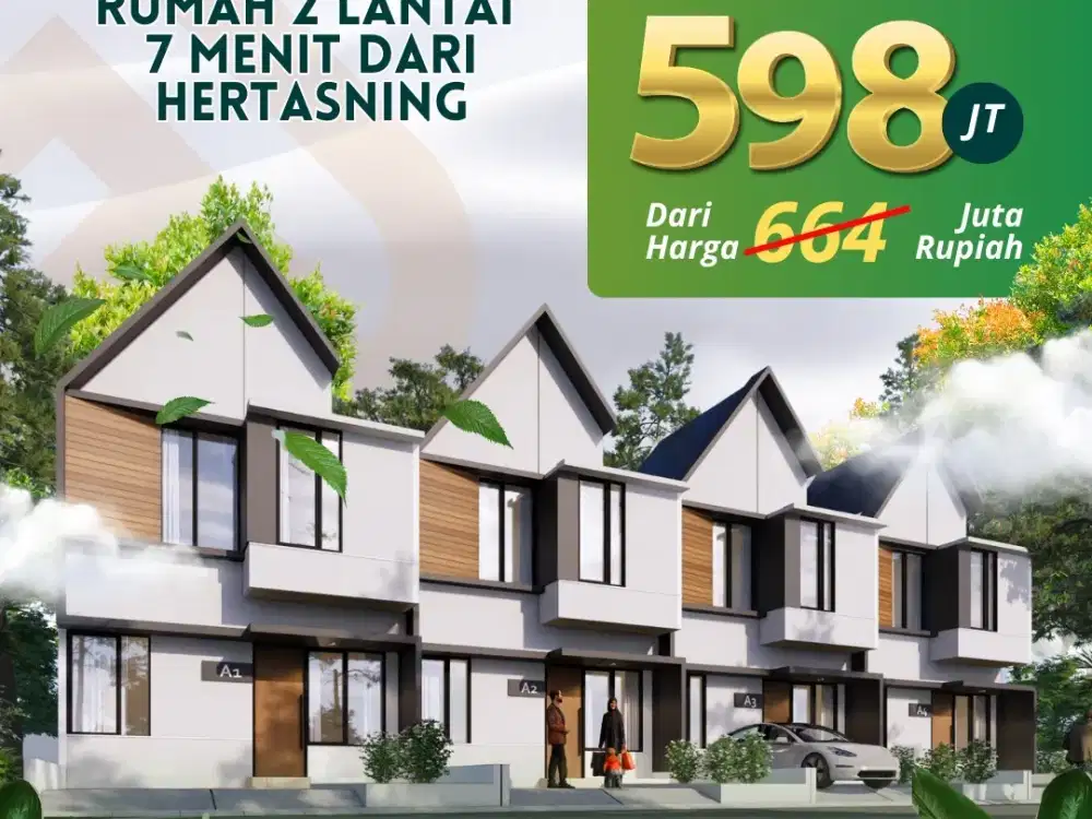 Rumah 2 Lantai dalam Cluster Hanya 7 menit ke Hertasning Makassar