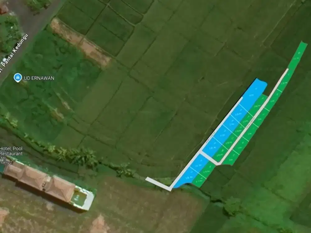 Prime plots land in various size for sale in Kedungu, Tabanan