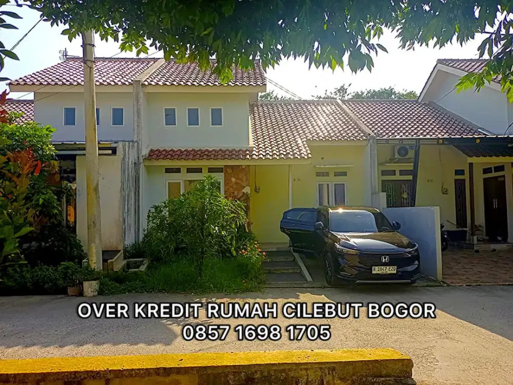 Take Over Rumah Cilebut Bogor Nuansa Alam Residence (NACA) dkt sta KA