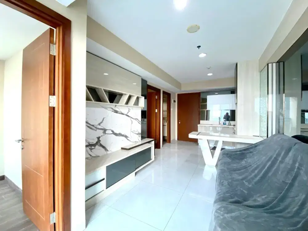 Sewa Apartemen Springhill Terrace 2BR Semi Furnish Interior Matrix