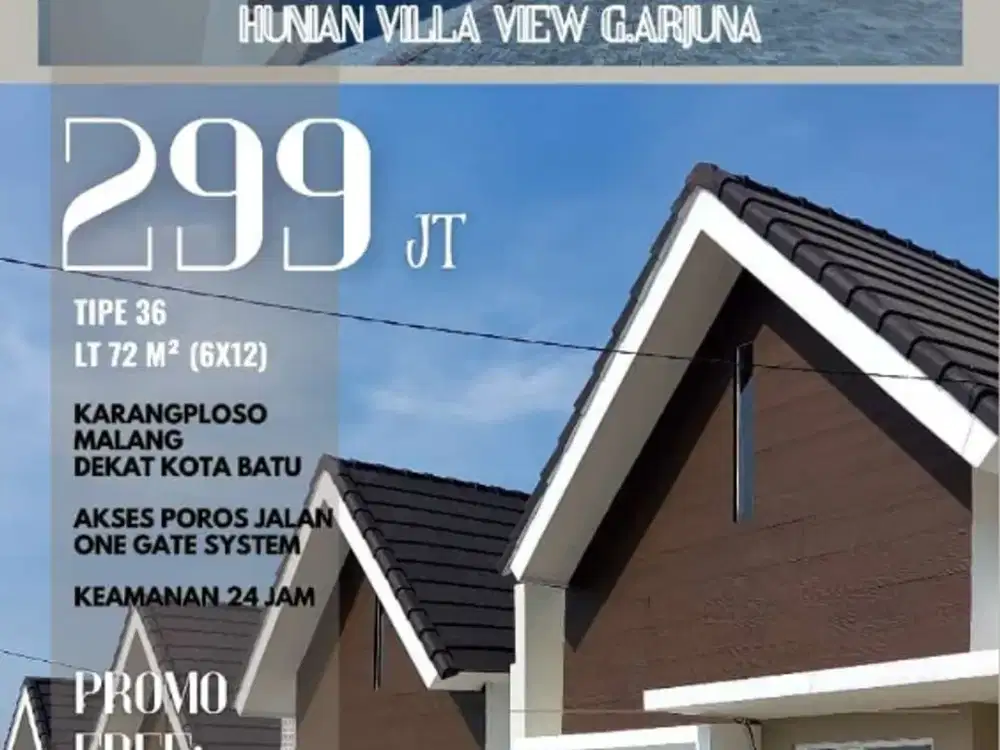 RUMAH VIEW KEREN KOTA BATU STRATEGIS