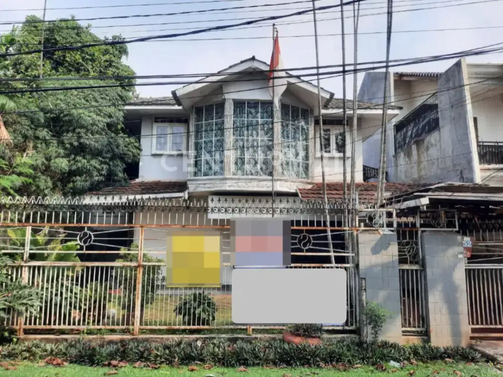 Rumah Hitung Tanah Di Kayu Putih Row Jalan Luas