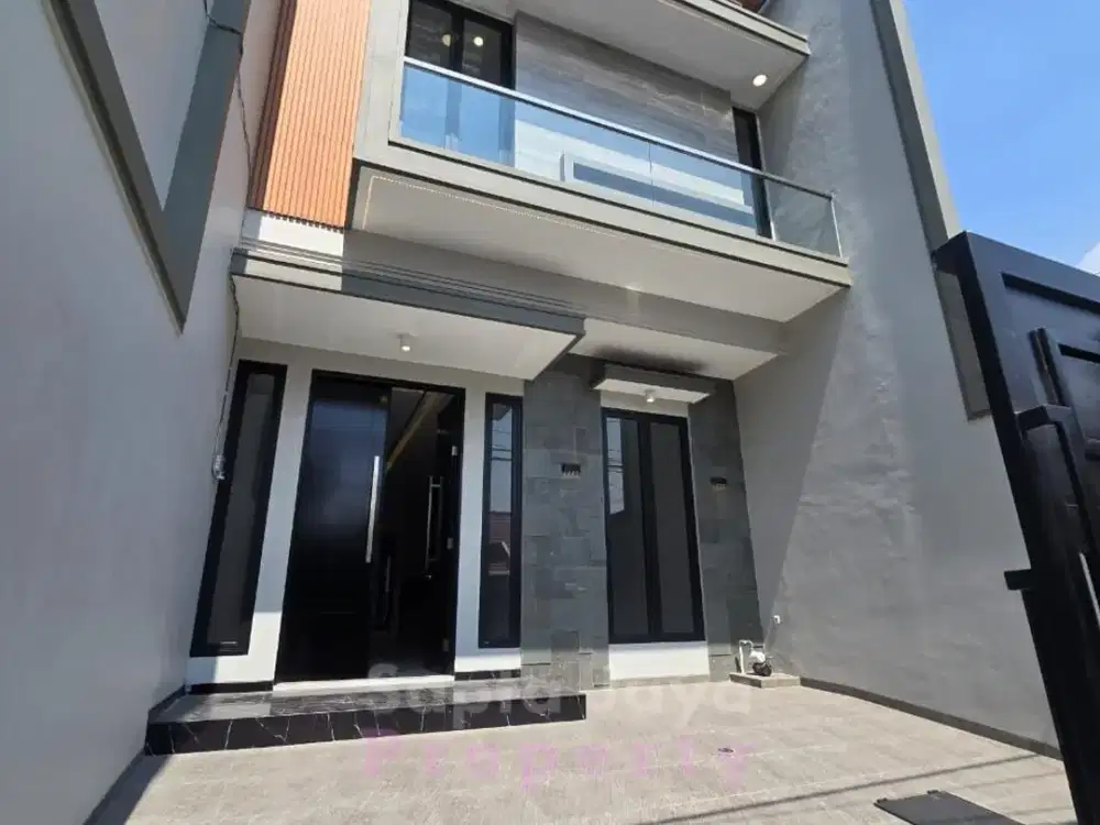 UNIT TERBATAS  Rumah Baru Modern Tropical Di Nginden Intan  Surabaya