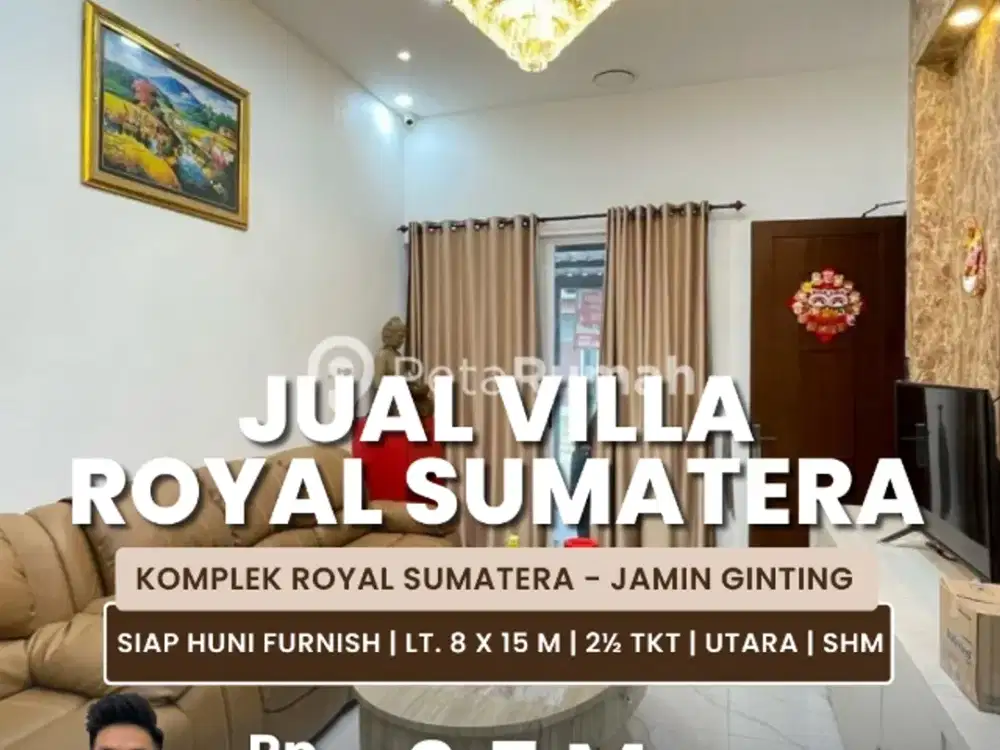Jual Rumah Tipe Villa Daerah Royal Sumatera