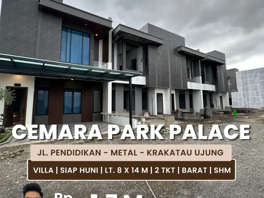 Jual Rumah Tipe Villa Komplek Baru Daerah Cemara
