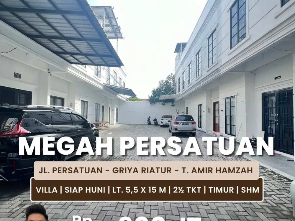 Jual Rumah Tipe Villa Siap Huni Daerah Helvetia Medan
