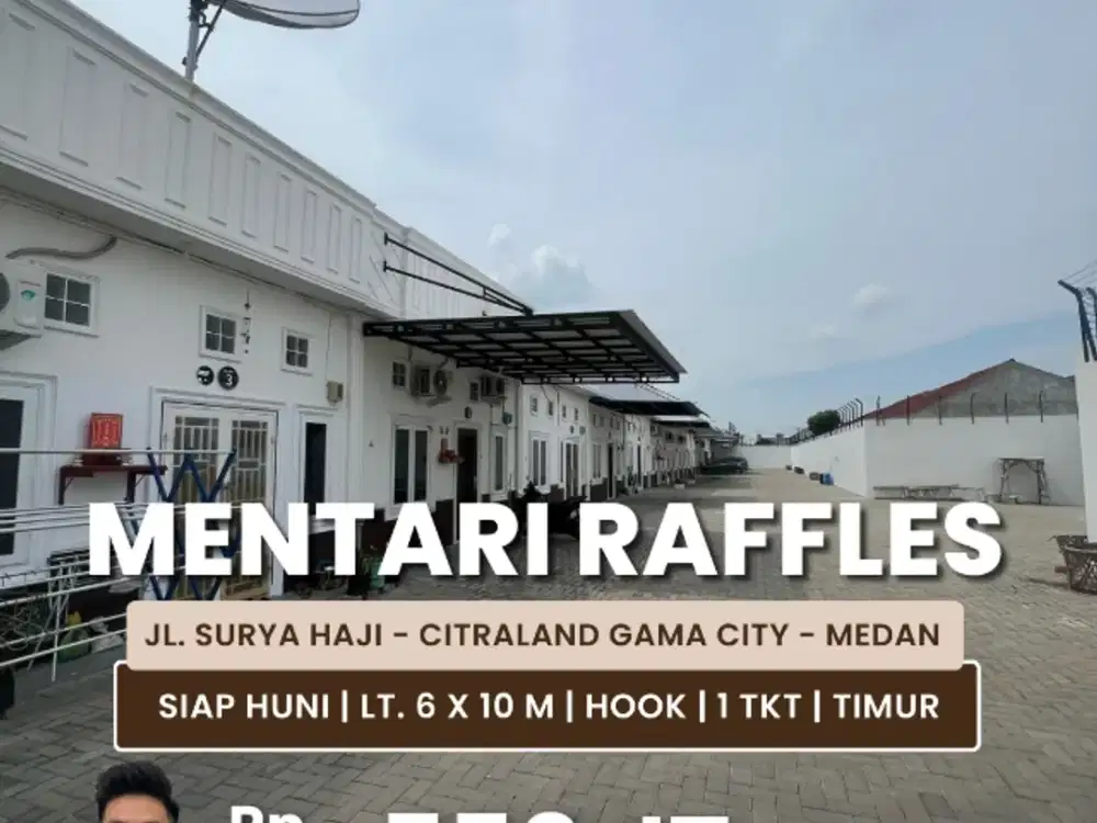 Jual Rumah 1 Tingkat Siap Huni Posisi Hook Dekat Citraland Gama City
