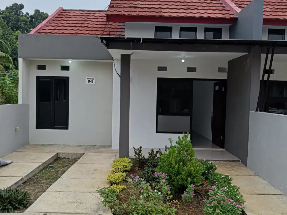 rumah baru siap huni suasana asri dekat pemda cibinong