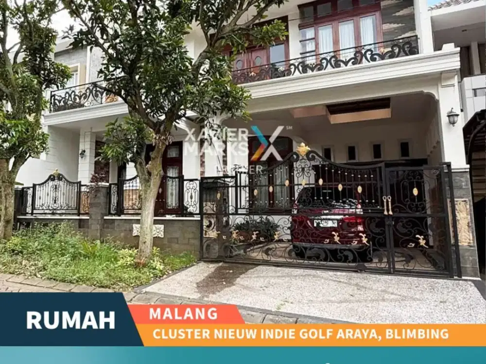 Disewakan Rumah Full Furnished Nieuw Indie Golf Araya Blimbing Malang