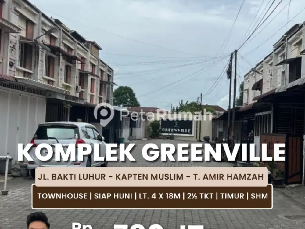Jual Rumah Tipe Townhouse Daerah Medan Helvetia