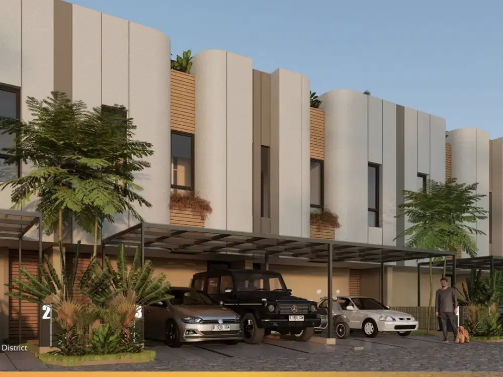 Rumah Minimalis Mewah Riverside BIO District Serpong Tangerang Type B