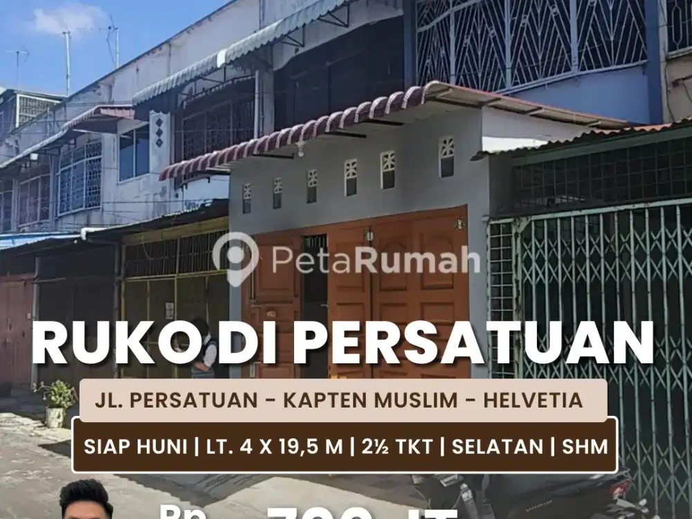 Jual Ruko Kondisi Siap Huni Daerah Medan Helvetia