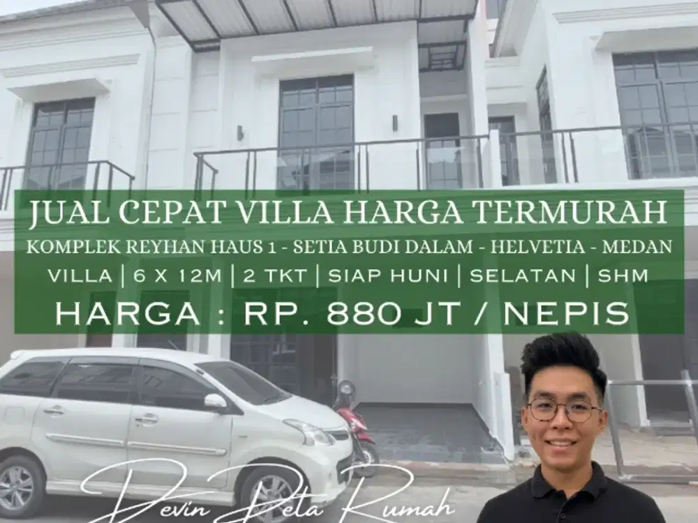 Jual Cepat Rumah Tipe Villa Kondisi Siap Huni Helvetia