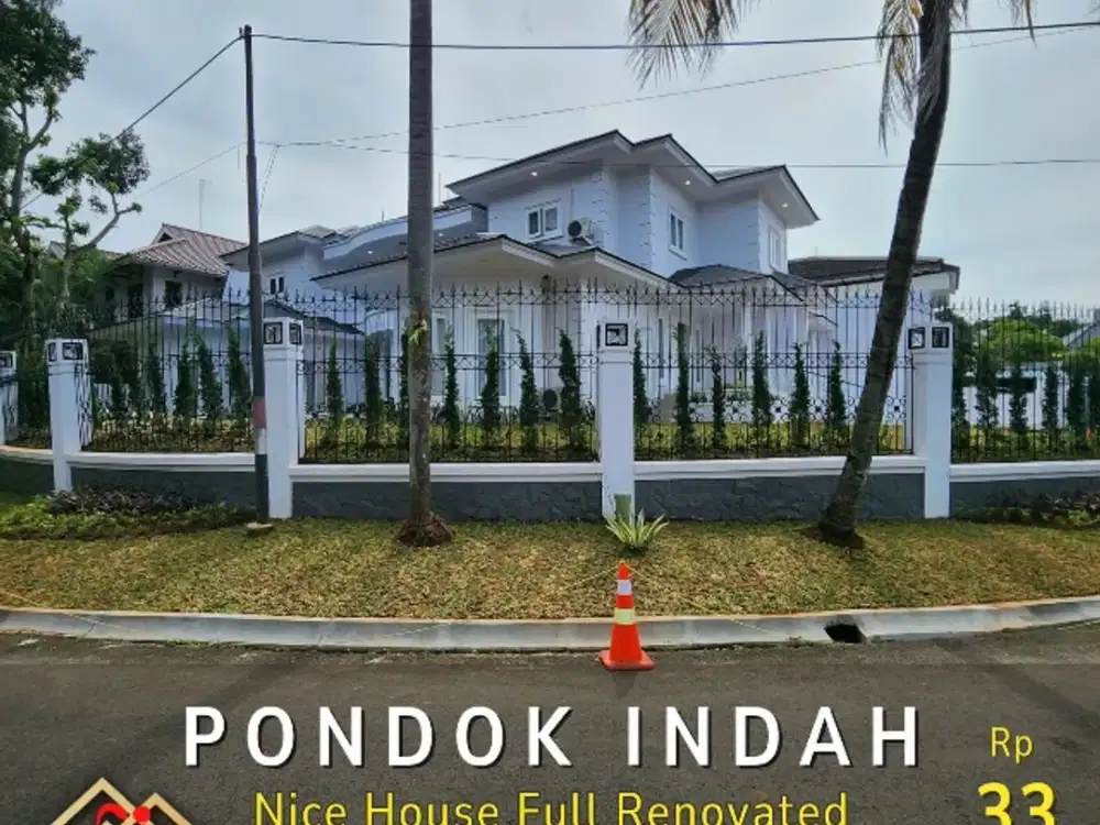 DIJUAL RUMAH BAGUS FUUL RENOVASI DI PONDOK INDAH JAKARTA SELATAN