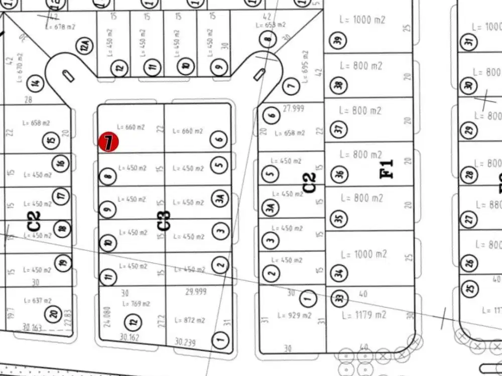 KAVLING CITRALAND CLUSTER TAMAN GOLF CITRALAND, BLOK DEPAN