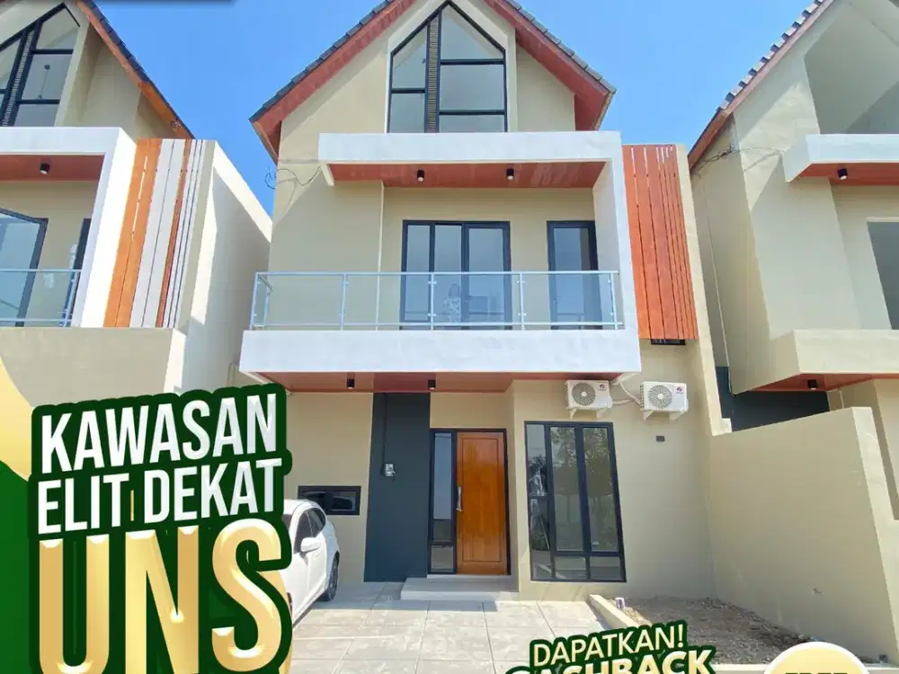 Rumah 2 Lantai Akses Mudah, Lokasi Strategis, 7 Menit ke UNS