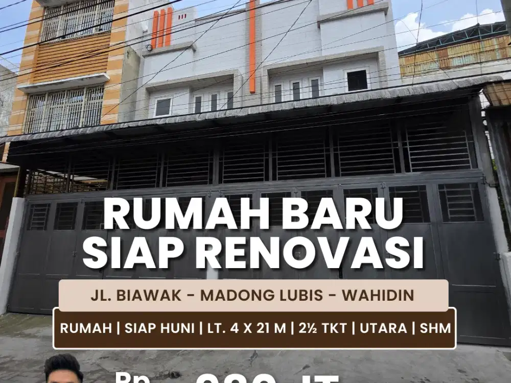 Jual Rumah Kondisi Siap Huni Daerah Madong Lubis