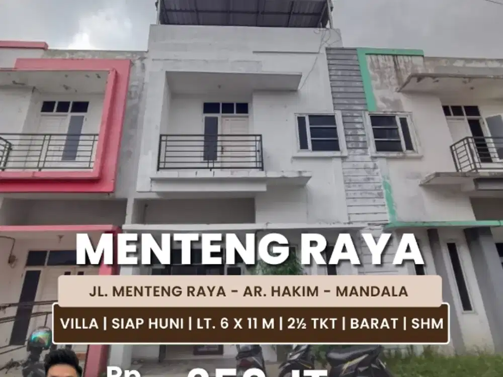 Jual Rumah Tipe Villa Siap Huni Daerah Denai