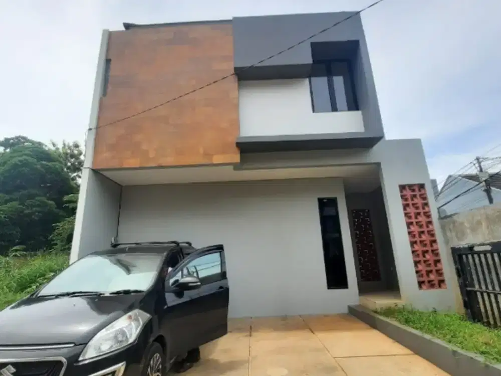 Dijual rumah baru 2 lantai cluster dekat stasiun jurang mangu bintaro