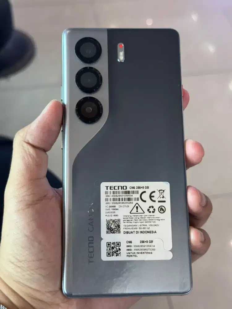 Tecno Camon 40 8/256 Fullset Mulus