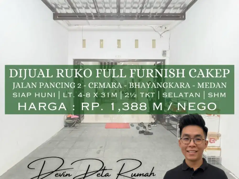Jual Rumah Full Furnish  Daerah Cemara Medan