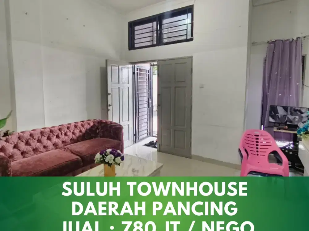 Rumah siap huni komplek suluh towhouse daerah pancing kota medan
