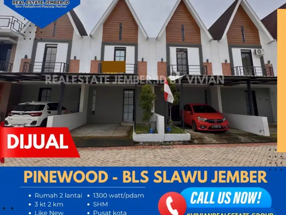 RUMAH BARU FULL RENOV DI PINEWOOD BLS JEMBER