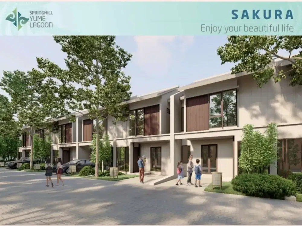 Hunian Modern Japanese Design di Springhill Yume Lagoon Serpong