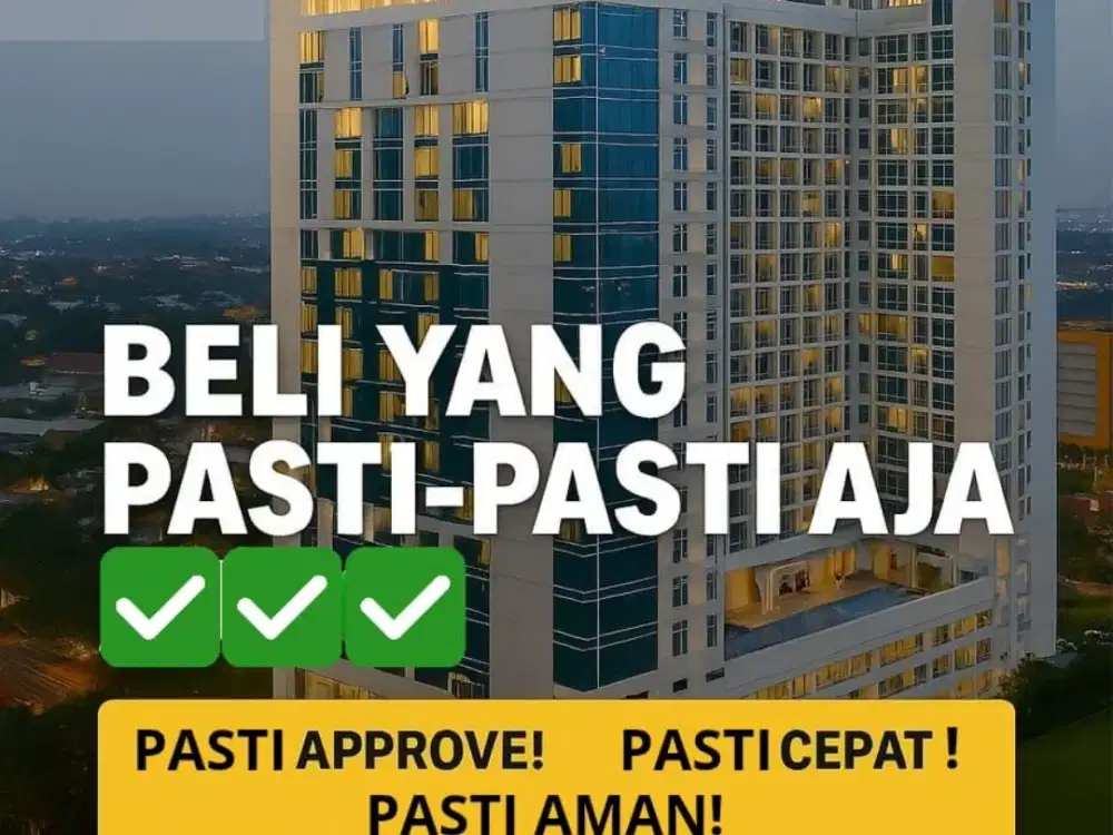 Apartment Tanpa Bi Checking Roseville di BSD SIAP HUNI + Furnish